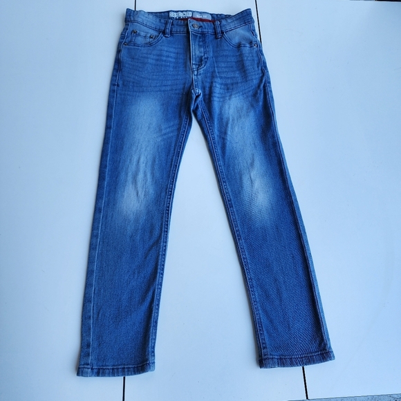 Restricted To All Slim Boys Denim Jeans Blue Stretch 24x22 Sz 8 - Picture 1 of 8
